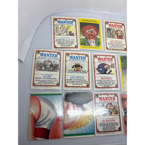 14 Garbage Pail Kids Cards 1986 Topps‎ Series 4 & 5 Stickers Vintage GPK - Picture 15 of 16